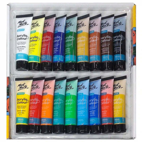 Acrylic Colour Paint Set Signature 18pc x 36ml