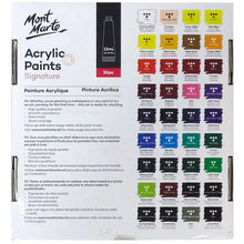 Acrylic Colour Paint Set Signature 36pc x 12ml