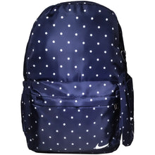 College Backpack With Small White Dots