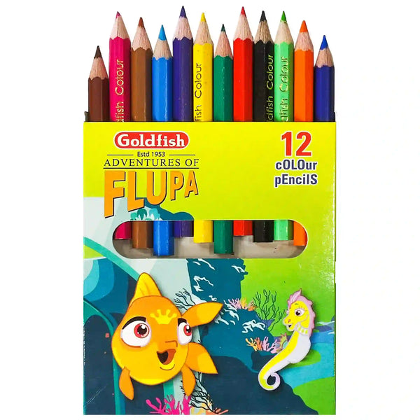 Goldfish Flupa 12 Colour Pencil H12