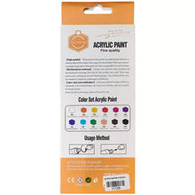 Keep Smiling Acrylic Colours 12pcs Pack 6ml Tube