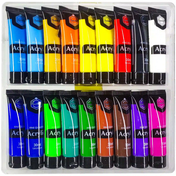 Keep Smiling Acrylic Paint Set 36Pcs x30ml