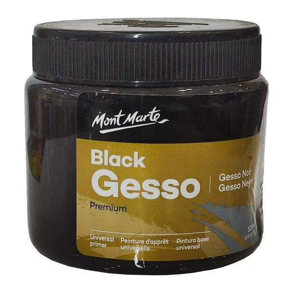 Mont Marte Black Gesso 500ML