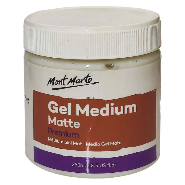 Mont Marte Gel Medium Matte Premium 250ml