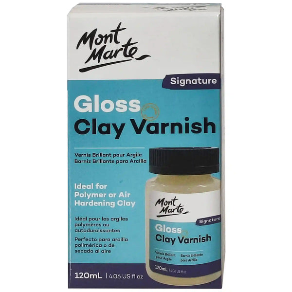 Mont Marte Gloss Clay Varnish Signature 120ml