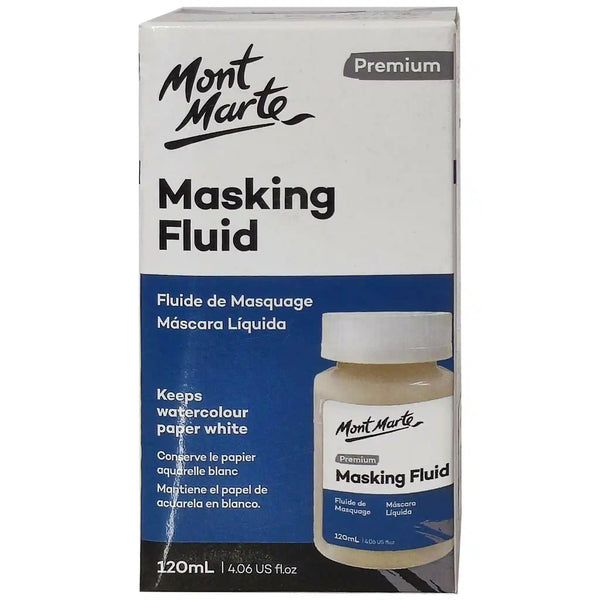 Mont Marte Premium Masking Fluid For Watercolor Painting 120ml