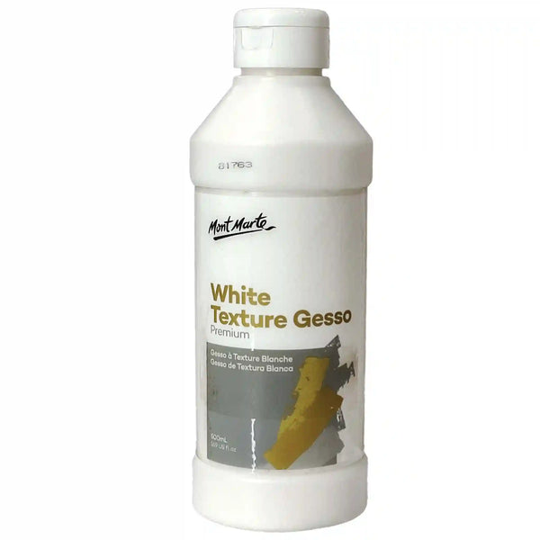 Mont Marte White Texture Gesso 500ml MPA5001