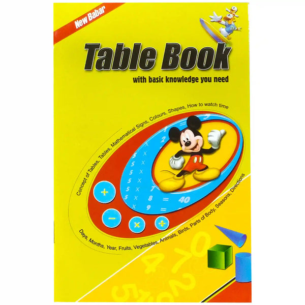 Table Book With General Knowledge Babar