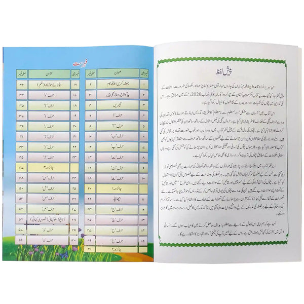 Urdu Qaida Nursery SNC KPK Afaq Sun Series