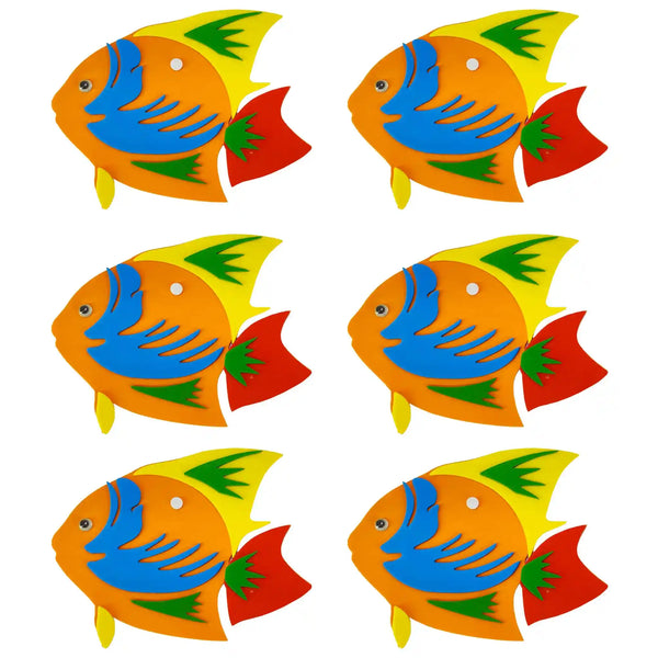 Fish Shape Fomic Sheet Stickers - Saleemi Book Depot