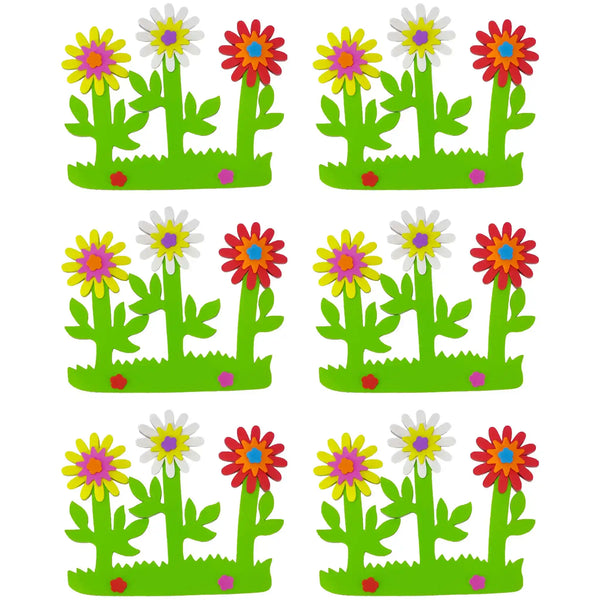 Flowers Fomic Sheet Stickers