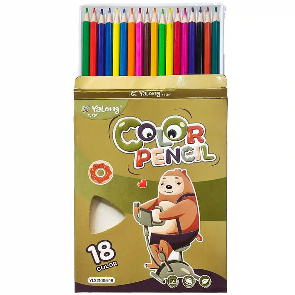 Yalong 18 Colour Pencils YL221006-18