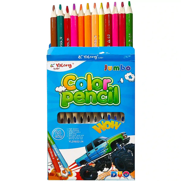 Yalong Jumbo 24 Colour Pencils