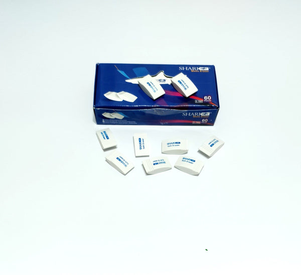 Shark Eraser Art No E 760 12pcs Pack - Saleemi Book Depot