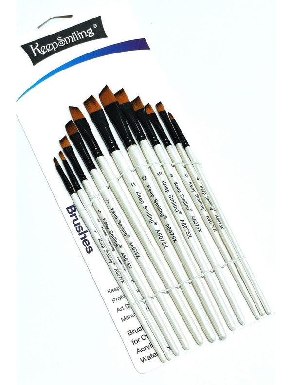 Keep Smiling Professional Paintbrush Set 12 Pcs pack