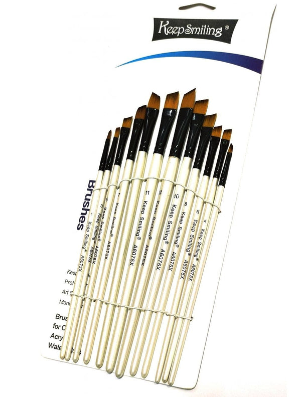 Keep Smiling Professional Paintbrush Set 12 Pcs pack