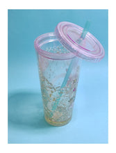 Magic Unicorn Crystal Frosty Water Cup with Straw - Saleemi Book Depot