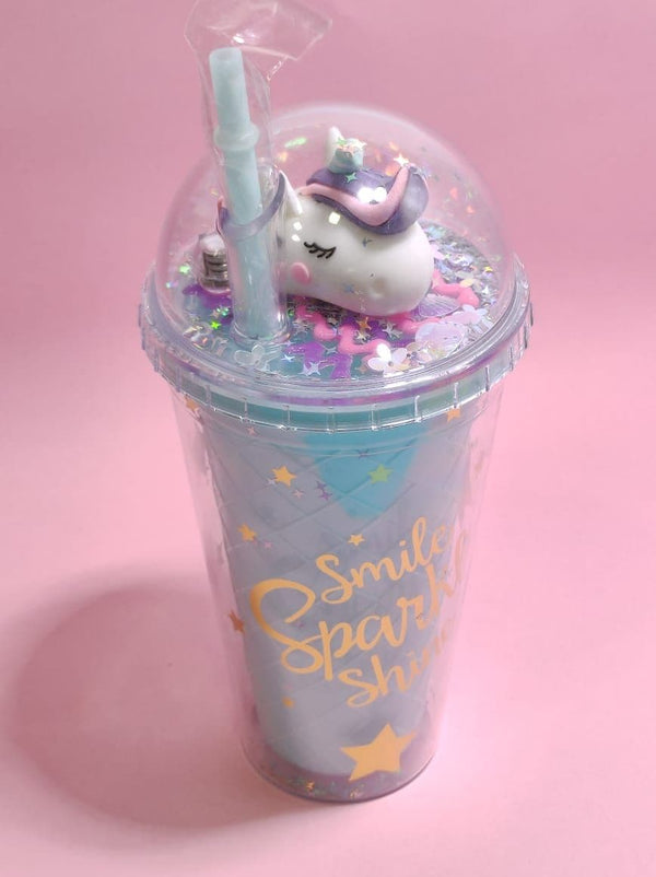 Smile Sparkle Shine Unicorn Cold Cup - Saleemi Book Depot